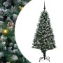 Árbol de Navidad artificial Verde 180 cm PVC y Acero y Plástico