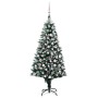 Árbol de Navidad artificial Verde 180 cm PVC y Acero y Plástico