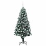 Árbol de Navidad artificial Verde 180 cm PVC y Acero y Plástico