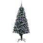 Árbol de Navidad artificial Verde 180 cm PVC y Acero y Plástico