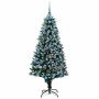 Árbol de Navidad artificial Verde 180 cm PVC y Acero y Plástico