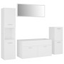 Juego de muebles de baño madera de ingeniería blanco de vidaXL, Muebles de baño - Ref: Foro24-3070928, Precio: 169,99 €, Desc...