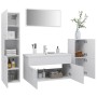 Juego de muebles de baño madera de ingeniería blanco de vidaXL, Muebles de baño - Ref: Foro24-3070928, Precio: 169,99 €, Desc...