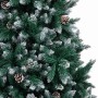 Árbol de Navidad artificial Verde 210 cm PVC y Acero y Plástico