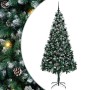 Árbol de Navidad artificial Verde 210 cm PVC y Acero y Plástico