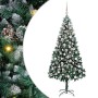 Árbol de Navidad artificial Verde 210 cm PVC y Acero y Plástico