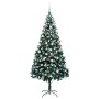 Árbol de Navidad artificial Verde 210 cm PVC y Acero y Plástico