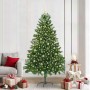 Árbol de Navidad artificial Verde 210 cm PVC y Acero y Plástico