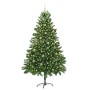 Árbol de Navidad artificial Verde 210 cm PVC y Acero y Plástico