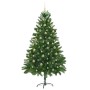 Árbol de Navidad artificial Verde 210 cm PVC y Acero y Plástico