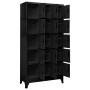 Schwarzer Stahlspind 90x40x180 cm von vidaXL, Schließfächer und Lagerschränke - Ref: Foro24-339822, Preis: 334,48 €, Rabatt: %