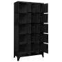 Taquilla de acero negro 90x40x180 cm de vidaXL, Taquillas y armarios de almacenamiento - Ref: Foro24-339822, Precio: 329,00 €...