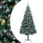 Árbol de Navidad artificial Verde 210 cm PVC y Acero y Plástico