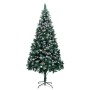 Árbol de Navidad artificial Verde 210 cm PVC y Acero y Plástico