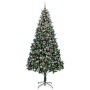 Árbol de Navidad artificial Verde 240 cm PVC y Acero y Plástico
