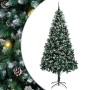 Árbol de Navidad artificial Verde 240 cm PVC y Acero y Plástico