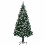 Árbol de Navidad artificial Verde 240 cm PVC y Acero y Plástico
