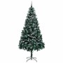 Árbol de Navidad artificial Verde 240 cm PVC y Acero y Plástico