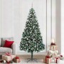 Árbol de Navidad artificial Verde 240 cm PVC y Acero y Plástico