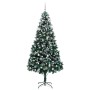 Árbol de Navidad artificial Verde 240 cm PVC y Acero y Plástico