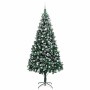 Árbol de Navidad artificial Verde 240 cm PVC y Acero y Plástico