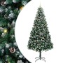 Árbol de Navidad artificial Verde 240 cm PVC y Acero y Plástico