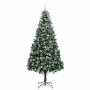 Árbol de Navidad artificial Verde 240 cm PVC y Acero y Plástico