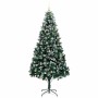 Árbol de Navidad artificial Verde 240 cm PVC y Acero y Plástico