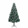 Árbol de Navidad artificial Verde 240 cm PVC y Acero y Plástico