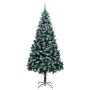 Árbol de Navidad artificial Verde 240 cm PVC y Acero y Plástico
