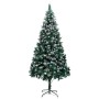 Árbol de Navidad artificial Verde 240 cm PVC y Acero y Plástico