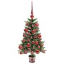 Árbol de Navidad con 150 LED con soporte Verde 65 cm PE