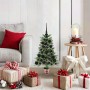 Árbol de Navidad con 150 LED con soporte Verde 65 cm PE