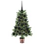 Árbol de Navidad con 150 LED con soporte Verde 65 cm PE