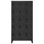 Anthrazitgrauer Stahlspind 90x40x180 cm von vidaXL, Schließfächer und Lagerschränke - Ref: Foro24-339823, Preis: 368,86 €, Ra...