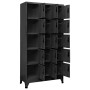 Anthrazitgrauer Stahlspind 90x40x180 cm von vidaXL, Schließfächer und Lagerschränke - Ref: Foro24-339823, Preis: 368,86 €, Ra...