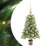 Árbol de Navidad con 150 LED con soporte Verde 65 cm PE