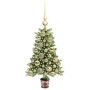 Árbol de Navidad con 150 LED con soporte Verde 65 cm PE