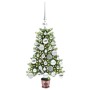 Árbol de Navidad con 150 LED con soporte Verde 65 cm PE