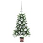 Árbol de Navidad con 150 LED con soporte Verde 65 cm PE