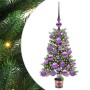 Árbol de Navidad con 150 LED con soporte Verde 65 cm PE