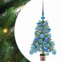 Árbol de Navidad con 150 LED con soporte Verde 65 cm PE