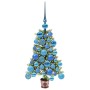 Árbol de Navidad con 150 LED con soporte Verde 65 cm PE