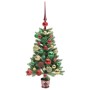 Árbol de Navidad con 150 LED con soporte Verde 65 cm PE