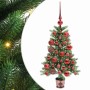 Árbol de Navidad con 150 LED con soporte Verde 90 cm PE