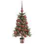 Árbol de Navidad con 150 LED con soporte Verde 90 cm PE