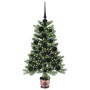 Árbol de Navidad con 150 LED con soporte Verde 90 cm PE