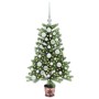 Árbol de Navidad con 150 LED con soporte Verde 90 cm PE