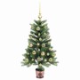 Árbol de Navidad con 150 LED con soporte Verde 90 cm PE
