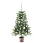 Árbol de Navidad con 150 LED con soporte Verde 90 cm PE